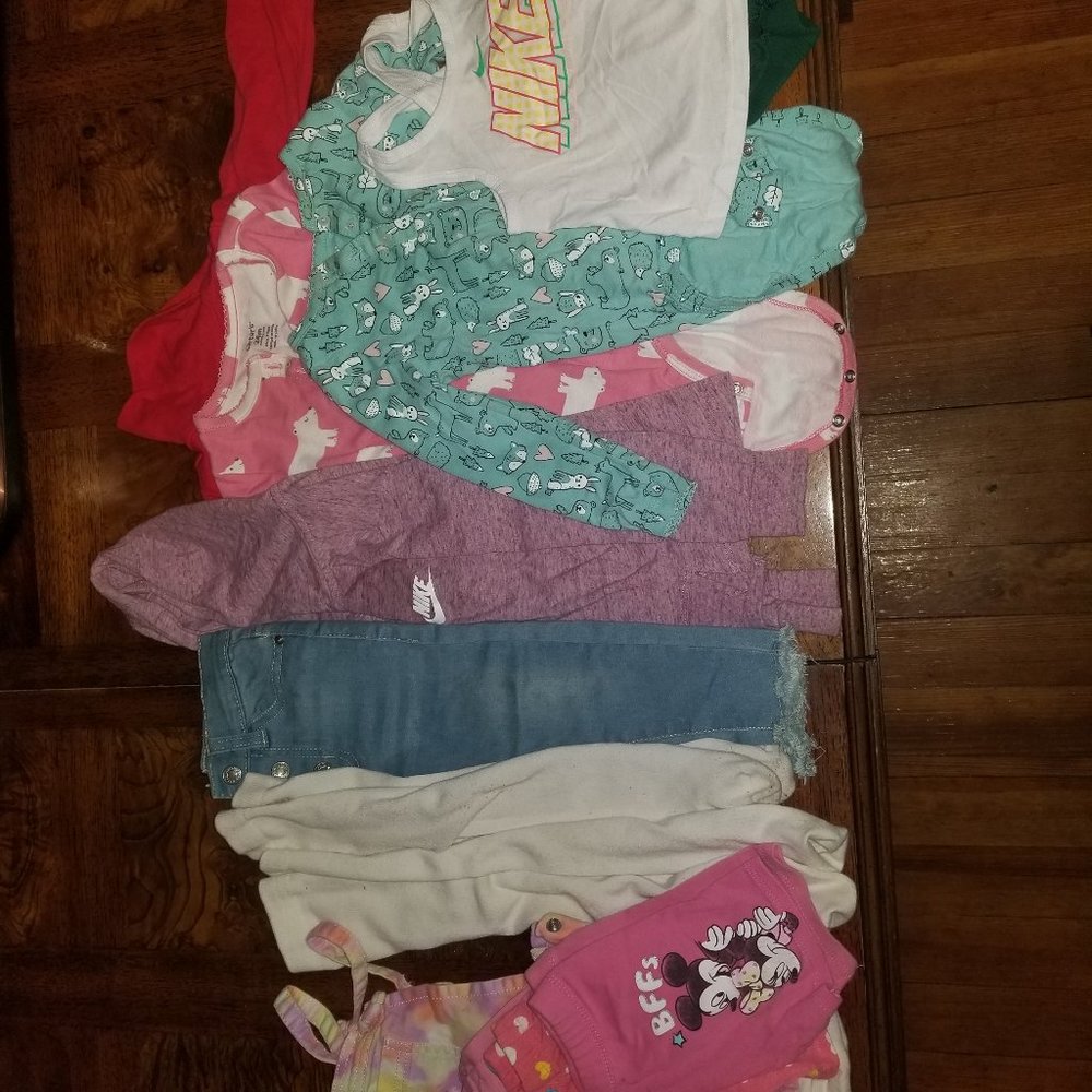Girls 2t BUNDLE including nike items & pink bloomers
